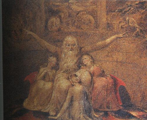 William Blake Job and his Daughters Sweden oil painting art